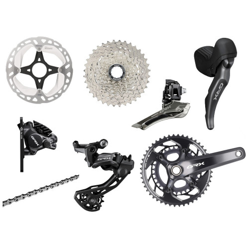 Групсет SHIMANO GRX 820 Complete Group 2x12 | Crank 160 mm Cassette 11-36